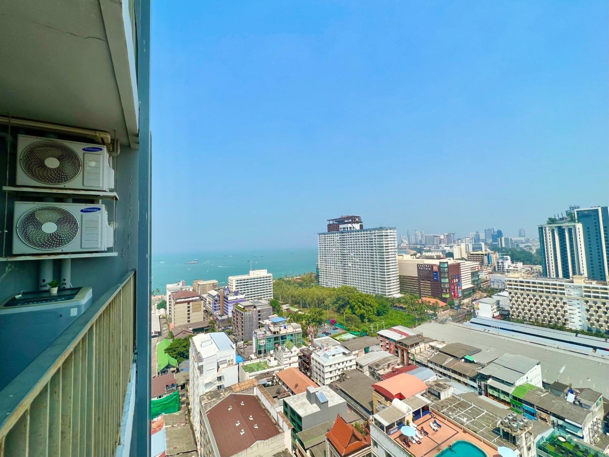 Sea View Pattaya Beach @The Base Central Pattaja Kültér fotó